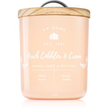 DW Home Farmhouse Peach Cobbler & Cream lumânare parfumată 241 g