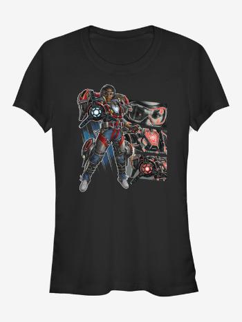 ZOOT.Fan Marvel Iron Heart Black Panther: Wakanda nechť žije Tricou Negru