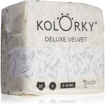 Kolorky Deluxe Velvet Love Live Laugh scutece ECO marimea S 3-6 Kg 25 buc