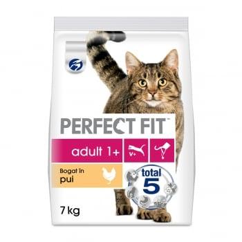 PERFECT FIT Cat Adult, Pui, hrană uscată pisici, 7kg