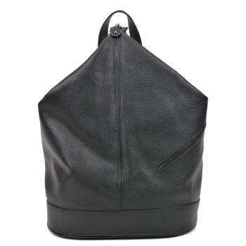 Rucsac din piele Carla Ferreri Chic, negru