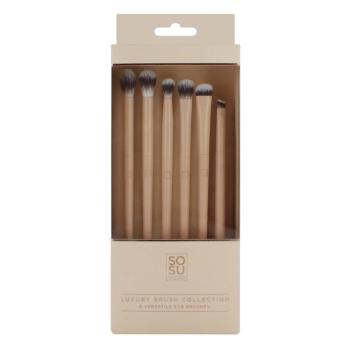 SOSU Cosmetics Set de pensule pentru ochi (Luxury Brush Eye Collection)