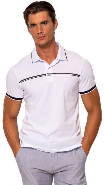 Heavy Tools Tricou polo pentru bărbați Dhaka C7S24207WH S