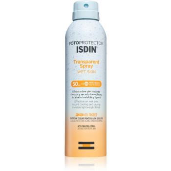 ISDIN Transparent Spray Wet Skin spray solar SPF 50 250 ml