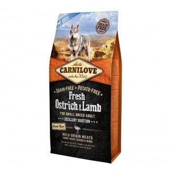 Carnilove Fresh Ostrich and Lamb for Small Breed Dogs 6 kg