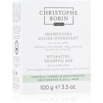 Christophe Robin Hydrating Shampoo Bar with Aloe Vera șampon solid pentru par uscat si sensibil 100 g