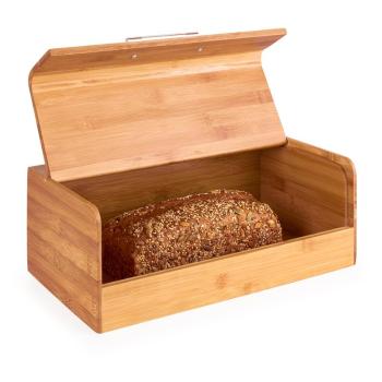 Klarstein Basket No. 9, cutie din bambus pentru pâine cu mâner de metal, 7 l