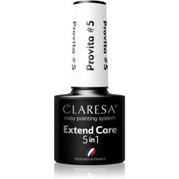 Claresa Extend Care 5 in 1 Provita baza gel pentru unghii efect regenerator culoare #5 5 g