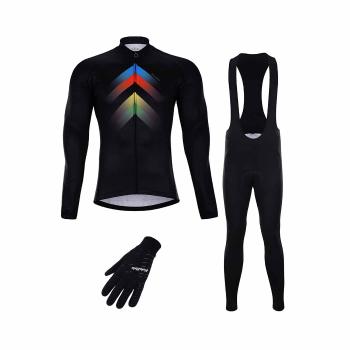 
                 HOLOKOLO Mega set de ciclism - HYPER WINTER - negru/multicolor 
            