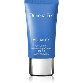 Dr Irena Eris Aquality Oil-Control Moisturizing Cream crema puternic hidratanta antirid SPF 30 50 ml