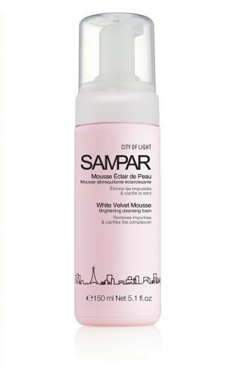 SAMPAR Spumă facială pentru curățare și demachiere (White Velvet Mousse) 150 ml