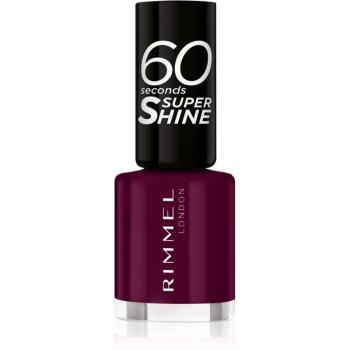 Rimmel 60 Seconds Super Shine lac de unghii culoare 712 Berry Pop 8 ml