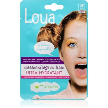 Loua Ulltra-Moisturising Face Mask mască textilă nutritivă 23 ml