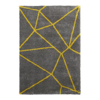 Covor Think Rugs Royal Nomadic Grey & Yellow, 160 x 230 cm, gri - galben