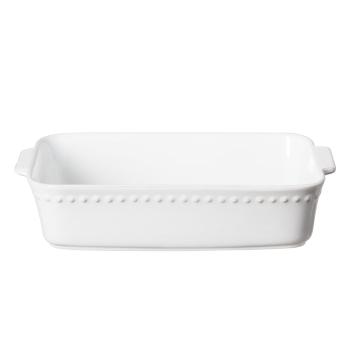 Vas de copt din gresie ceramică Costa Nova Pearl, 30 x 20 cm, alb