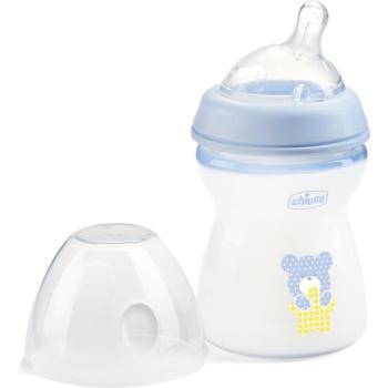 Chicco Natural Feeling Boy biberon pentru sugari 2m+ 250 ml