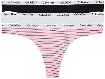 Calvin Klein 3 PACK - tanga pentru femei PLUS SIZE QD3800E-W5A 3XL