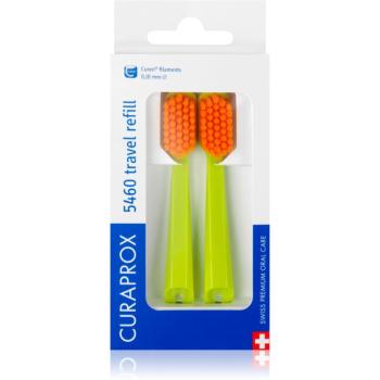 Curaprox Travel Set 2-pack Set de călătorii capete de schimb Green 2 buc