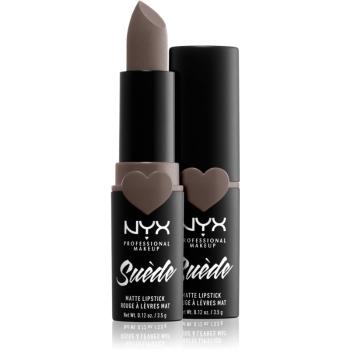 NYX Professional Makeup Suede Matte  Lipstick ruj mat culoare 20 Munchies 3.5 g