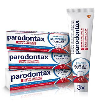 Parodontax Pasta de dinți aromată proaspătă Protecție completă Extra Fresh 3 x 75 ml