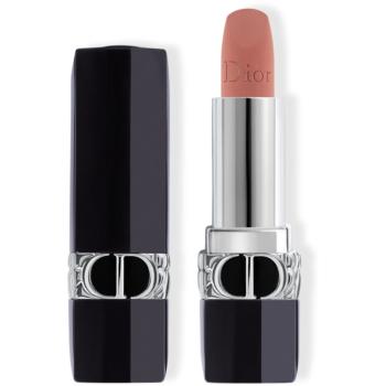 DIOR Rouge Dior Balsam de buze hidratant reincarcabil culoare 100 Nude Look Matte 3,5 g