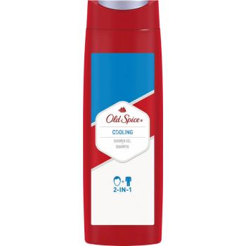 Old Spice Gel de duș 2 în 1 Cooling (Shower Gel + Shampoo) 400 ml