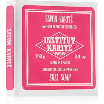 Institut Karité Paris Cherry Blossom Shea Soap săpun solid unt de shea 100 g