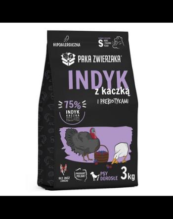 PAKA ZWIERZAKA Seventh Heaven Mancare pentru caine, cu curcan si rata S 3kg