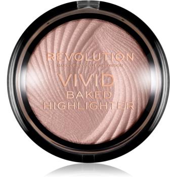 Makeup Revolution Vivid Baked Pudra coapta, pentru stralucire culoare Peach Lights 7.5 g