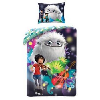 Lenjerie de pat din bumbac pentru copii Abominable - Omul zăpezilor, 140 x 200 cm, 70 x 90 cm