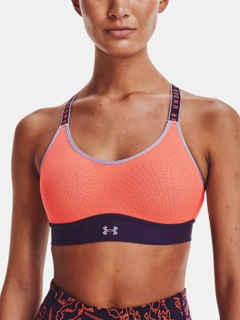 Under Armour UA Infinity Mid Bra Blocked Sport Sutien Portocaliu