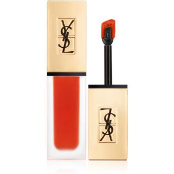 Yves Saint Laurent Tatouage Couture ruj lichid ultra mat culoare 02 Crazy Tangerine - Electric Orange 6 ml