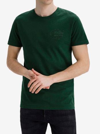 SuperDry Premium Goods Tonal Injecti Tricou Verde