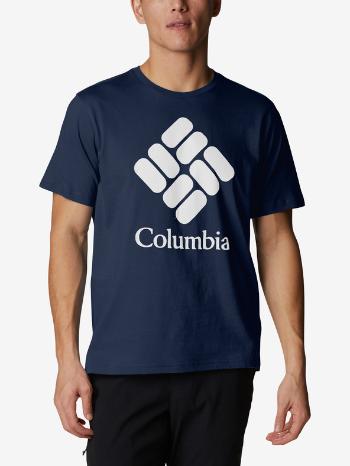 Columbia Trek™ Logo Short Sleeve Tricou Albastru