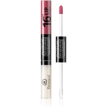 Dermacol 16H Lip Colour ruj si luciu de buze cu persistenta indelungata 2 in 1 culoare 35 4.8 g