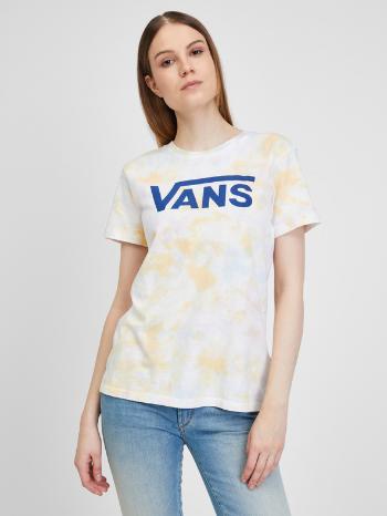 Vans Logo Wash Crew Tricou Alb