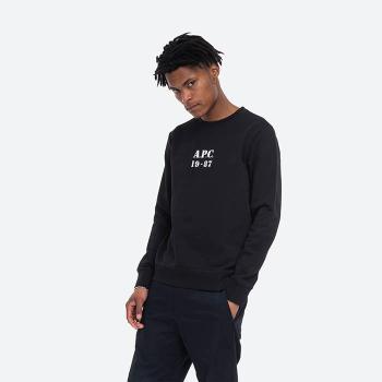 Hanorac pentru bărbați A. P. C. Sweat Gaby COECQ-H27609 Negru