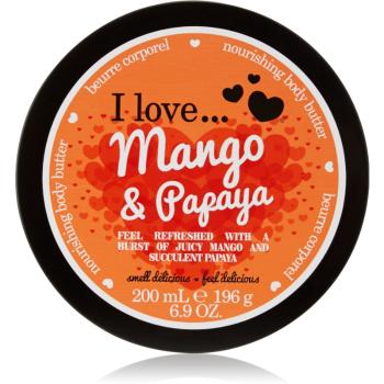 I love... Mango & Papaya unt  pentru corp 200 ml