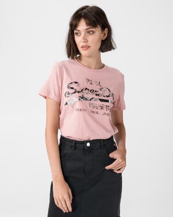 SuperDry Photo Rose Entry Tricou Roz
