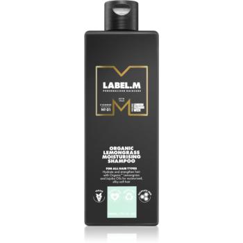 label.m Organic Lemongrass sampon hidratant pentru toate tipurile de păr 300 ml