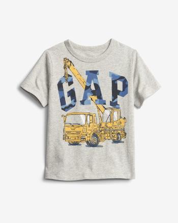 GAP Logo Graphic Tricou pentru copii Gri