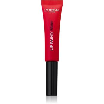 L’Oréal Paris Lip Paint ruj de buze lichid cu efect matifiant culoare 204 Red Actually 8 ml