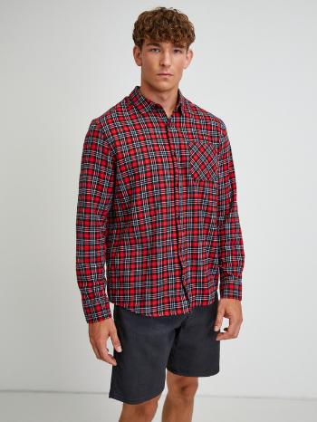 Oakley Podium Plaid Cămașă Roșu