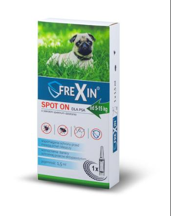 FREXIN SPOT ON Picaturi impotriva ectoparazitilor, pentru caini 5-15 kg, 1,5 ml