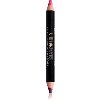 NYX Professional Makeup Lip Liner Duo Pride Line Loud ruj + creion contur pentru buze cu efect matifiant culoare 04 - Its a Lewk