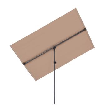 Blumfeldt Flex-Shade L, umbrelă de soare, 130 x 180 cm, poliester, UV 50, maro deschis