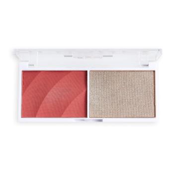 Revolution Paletă de farduri de obraz și iluminatoare Relove Color Play Duo (Palette)5,8 g Queen