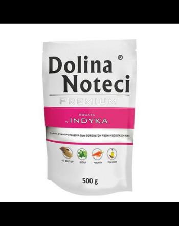 DOLINA NOTECI Premium Bogata in curcan plicuri pentru caini 10 x 500g