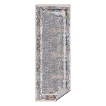 Covor gri de tip traversă 80x200 cm – Mila Home