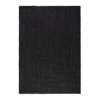 Covor negru din iută 190x280 cm Bouclé – Hanse Home